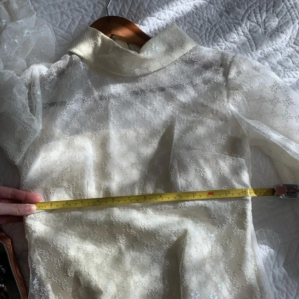 1960s handmade vogue pattern and wedding dress - Picture 11 of 15